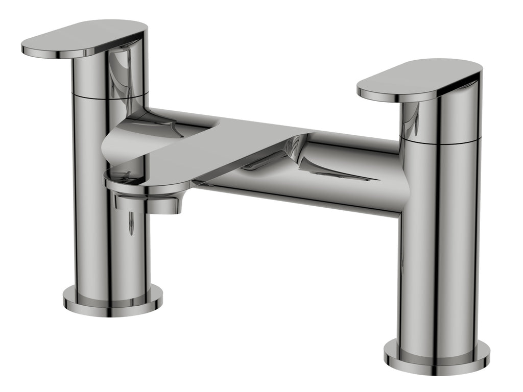 Eridge Deck Mounted Bath Filler - Chrome, Matt Black, Nickel or Matt Brushed Brass
