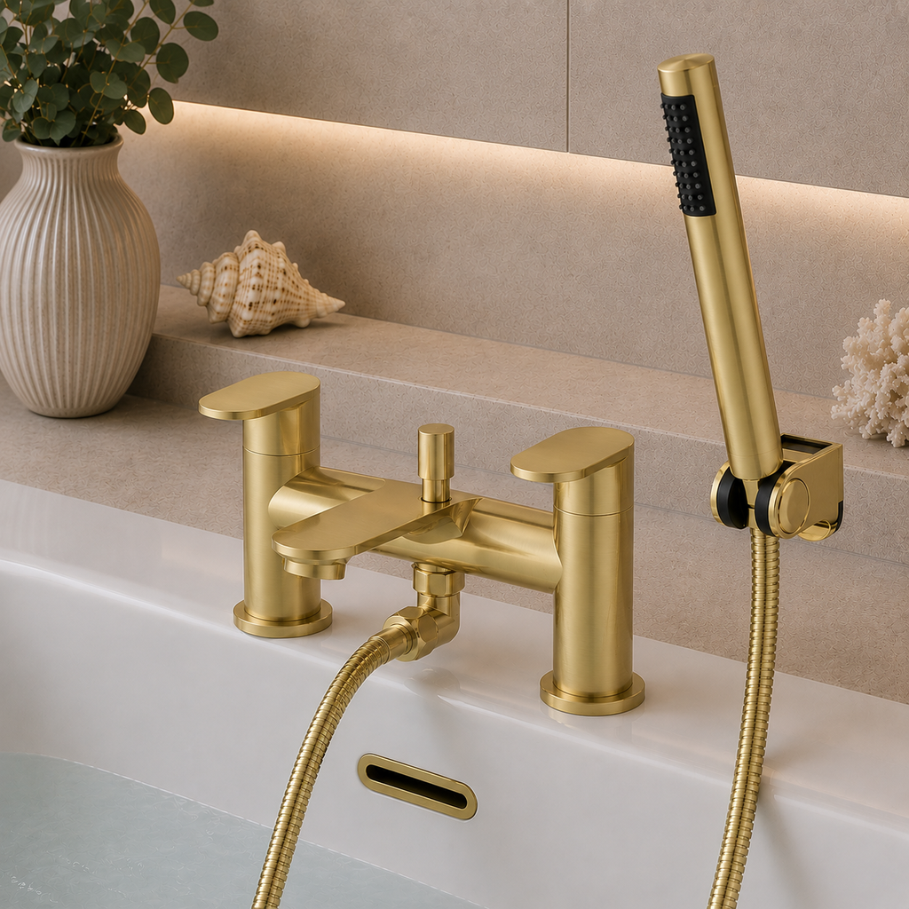 Eridge Deck Mounted Bath Shower Mixer
