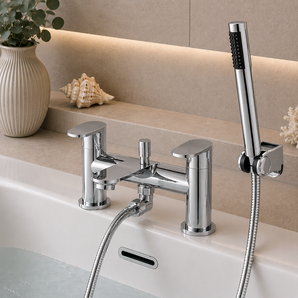 Eridge Deck Mounted Bath Shower Mixer