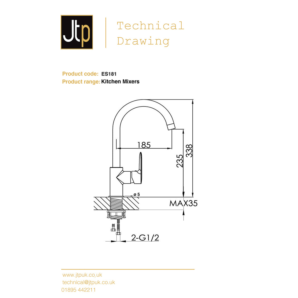 Essence Kitchen Sink Mixer