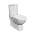 Estoril Rimless Tall Close Coupled Closed Sided WC including Soft Close Seat