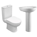 Eton 4-Piece Cloakroom Set - 1 Tap Hole