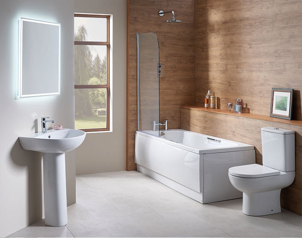 Eton Rimless Complete Bathroom Suite