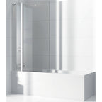 Sommer Evolve 8mm Extended Bath Screen with Fixed Panel - Chrome