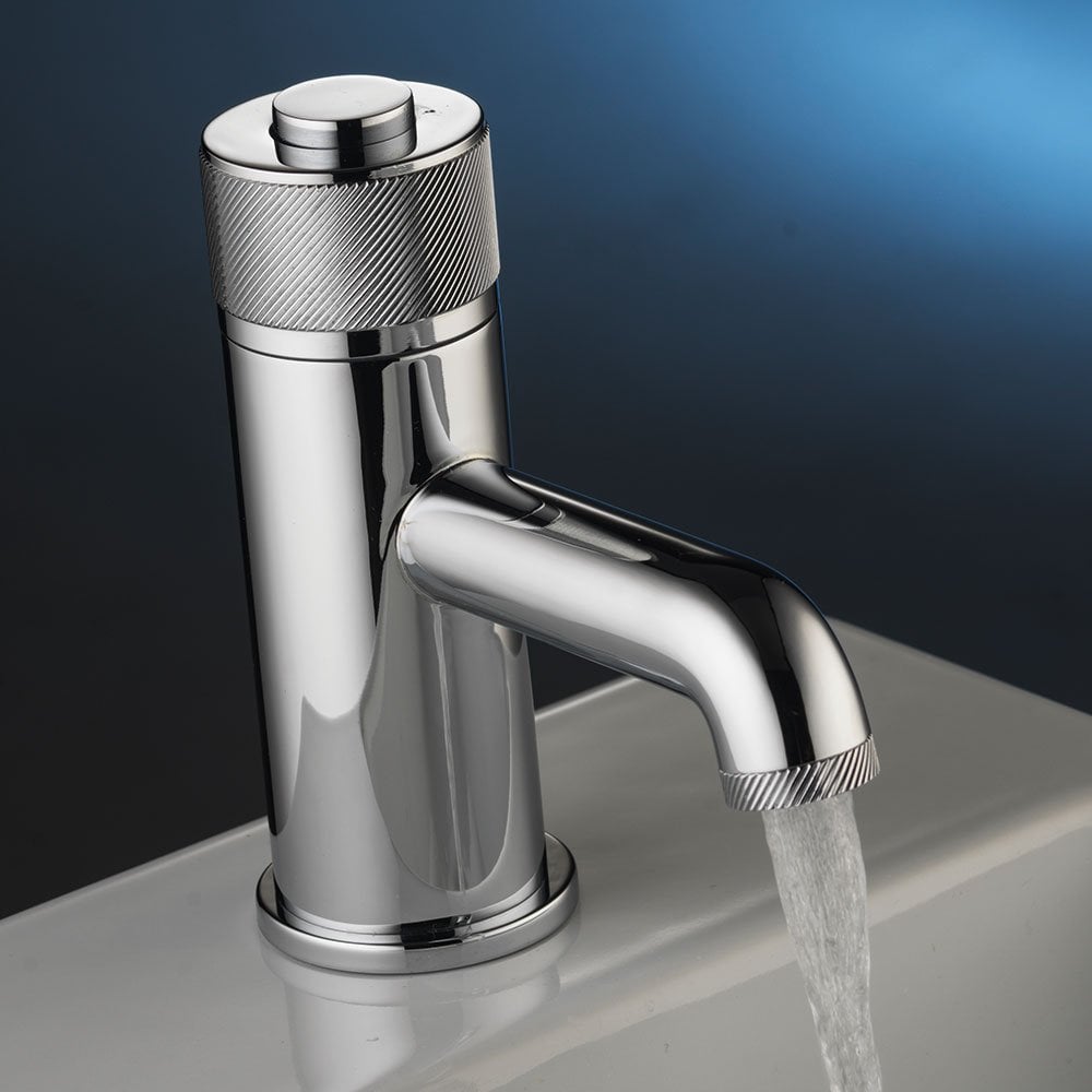 Evora Chrome Basin Mixer with Click-Clack Waste