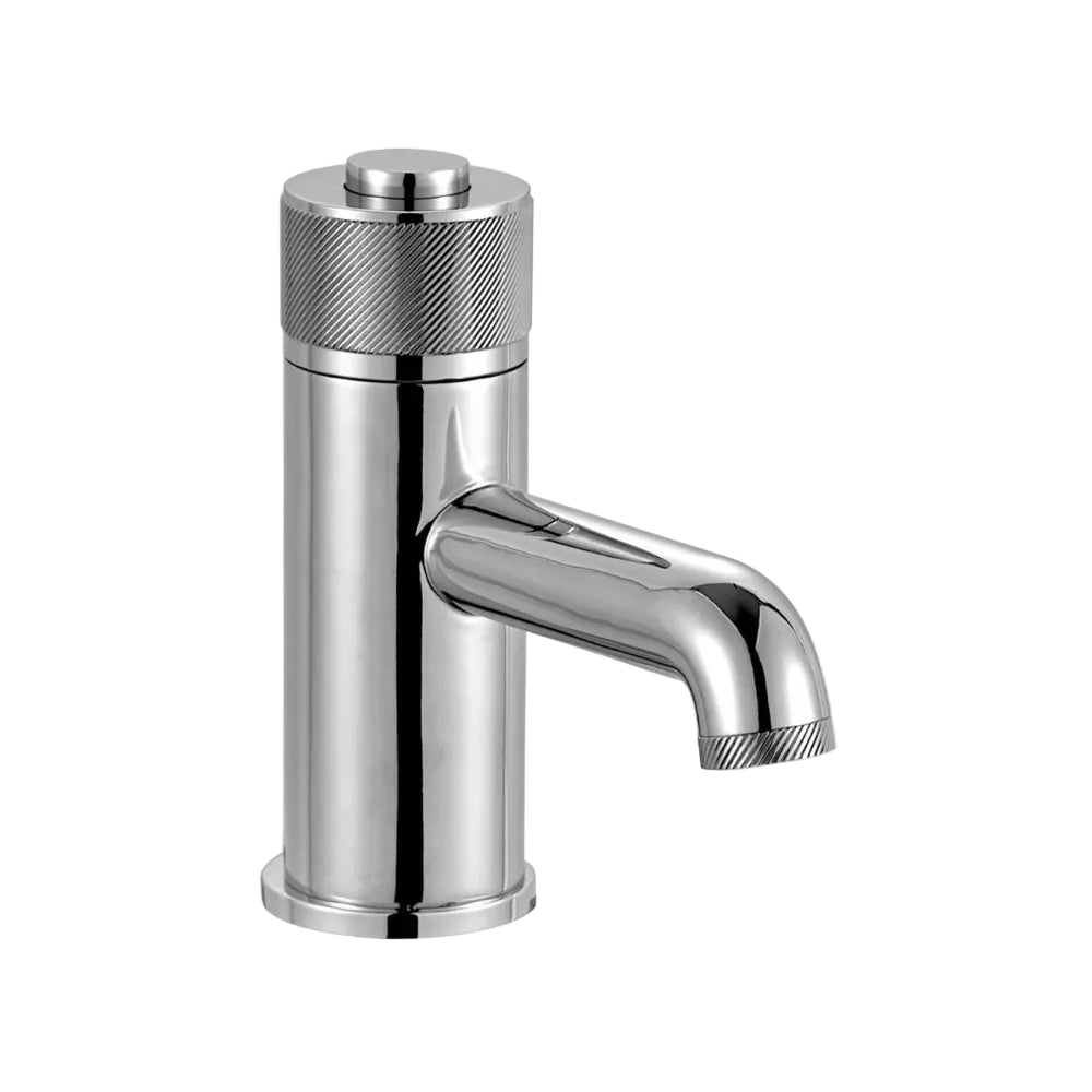 Evora Chrome Basin Mixer with Click-Clack Waste