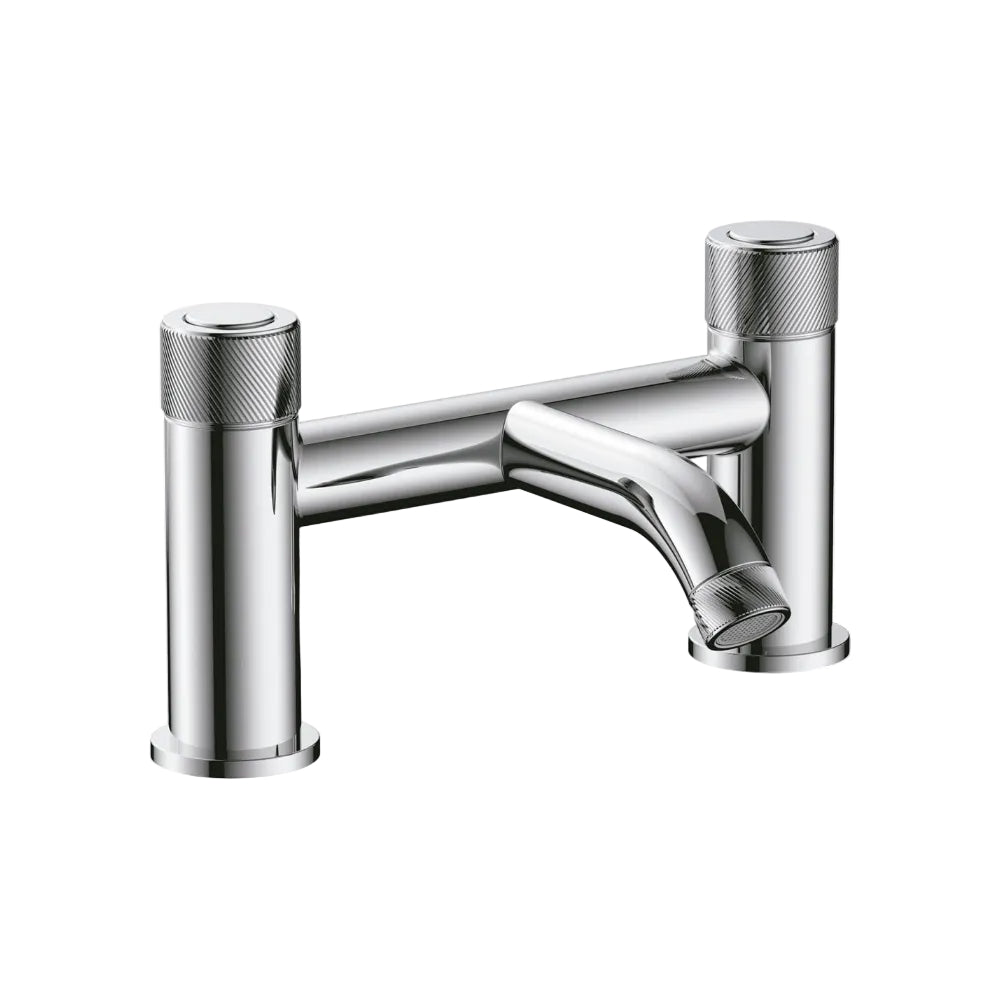 Evora Chrome 2-Tap-Hole Bath Filler