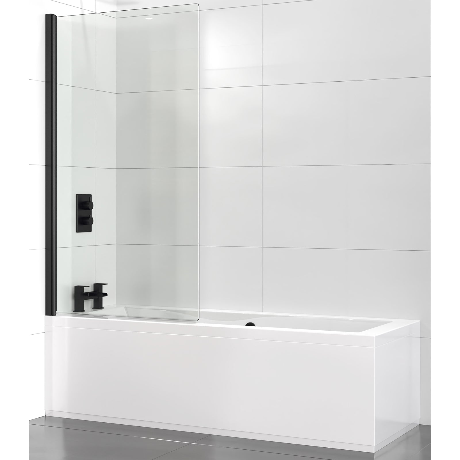 Sommer Evolve 8mm Bath Screen - Black