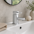 Frant Mono Basin Mixer Tap with Waste – Chrome