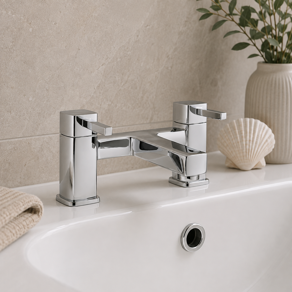 Frant Deck Mounted Bath Filler Tap – Chrome