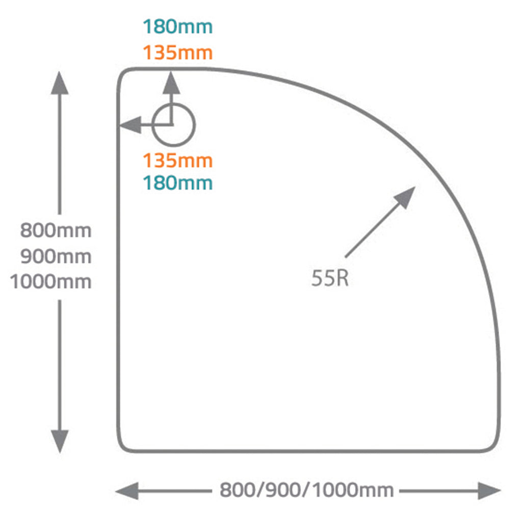 Genesis 40mm Quadrant Tray - 900mm