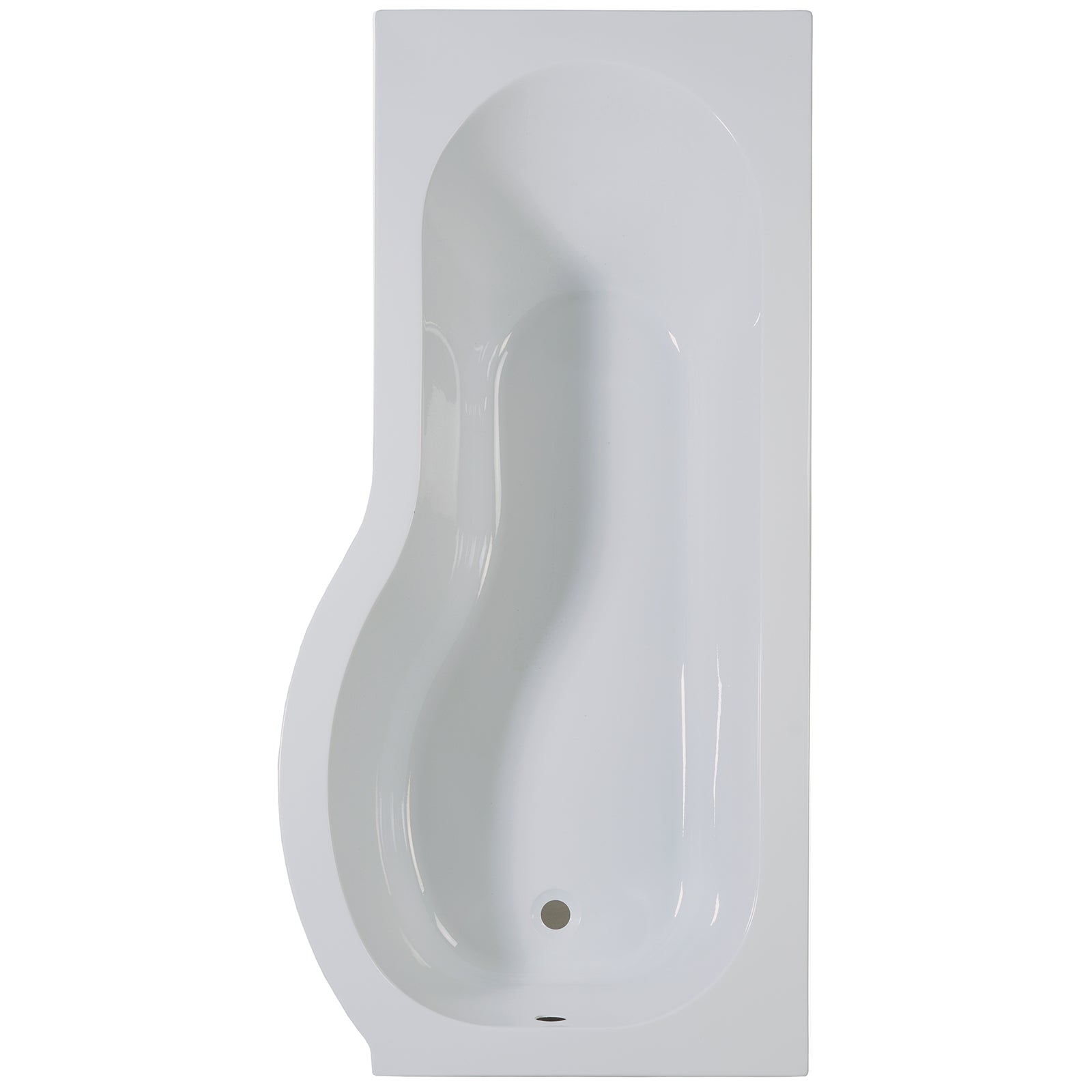 Giza 1700 x 700mm Shower Bath, Screen & Panels - RH