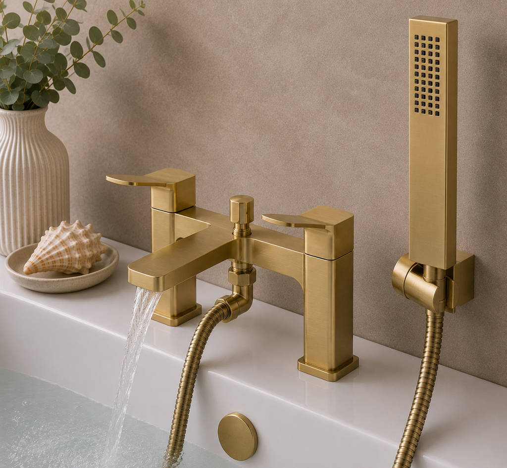 Goudhurst Deck Mounted Bath Shower Mixer