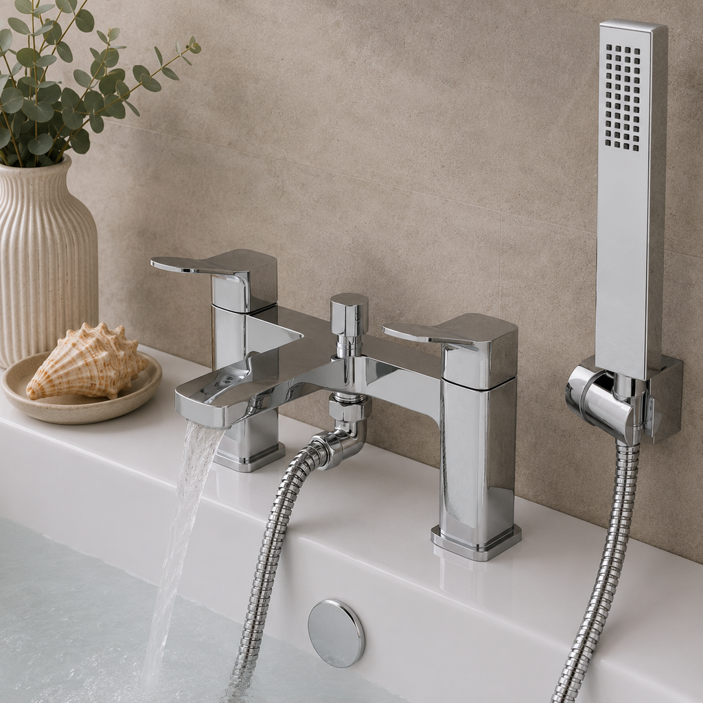 Goudhurst Deck Mounted Bath Shower Mixer