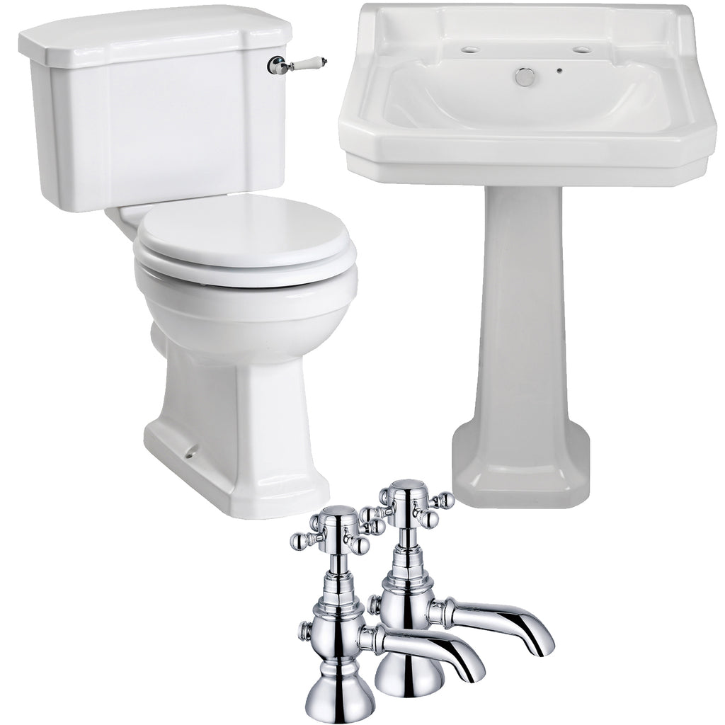 Grosvenor Traditional 4-Piece Bathroom Set
