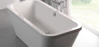 Halcyon Square White Freestanding Bath