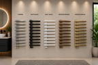 Hawkenbury Designer Heated Radiator - Steel Vertical Radiator - Dual Fuel Compatible