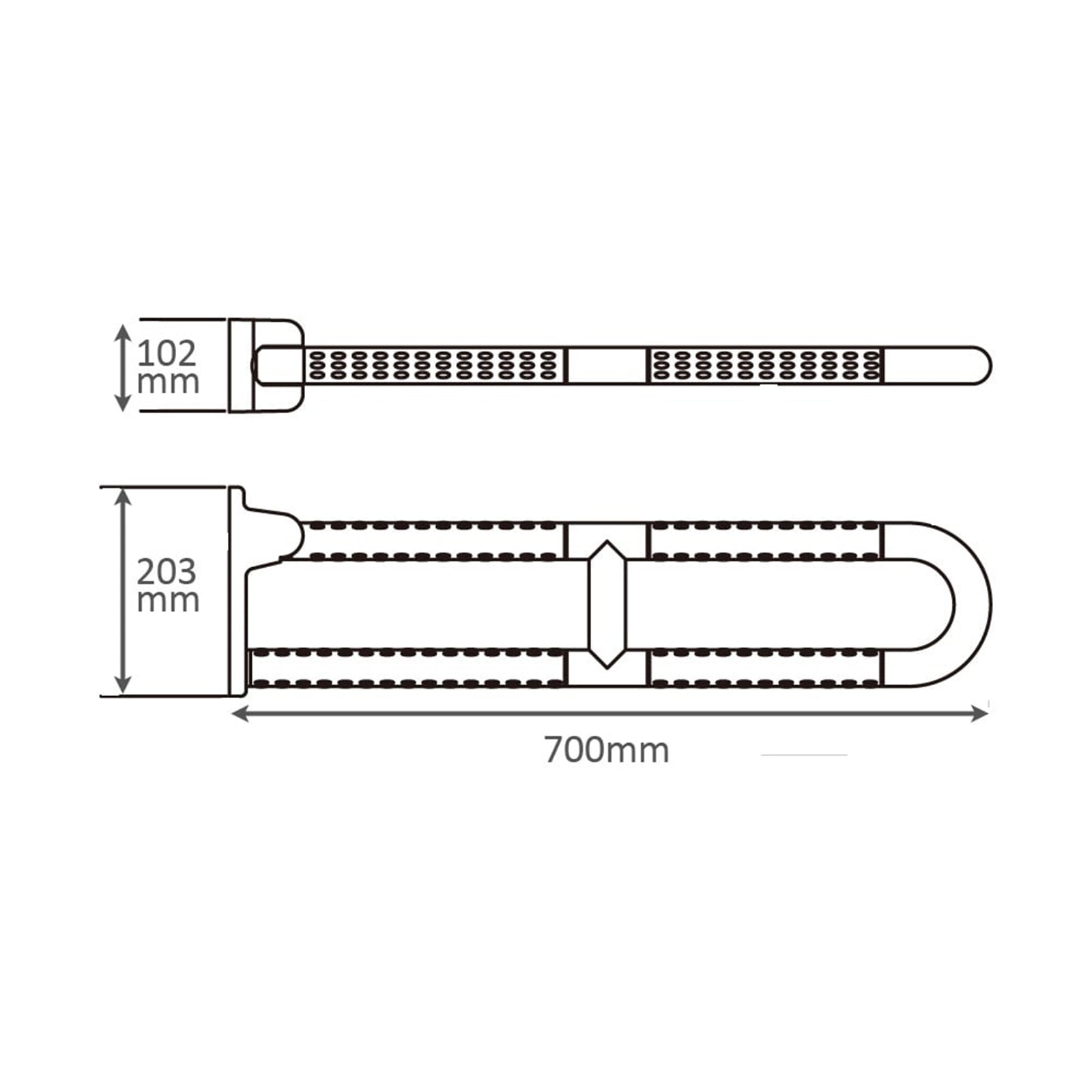 Comfort Folding Rail