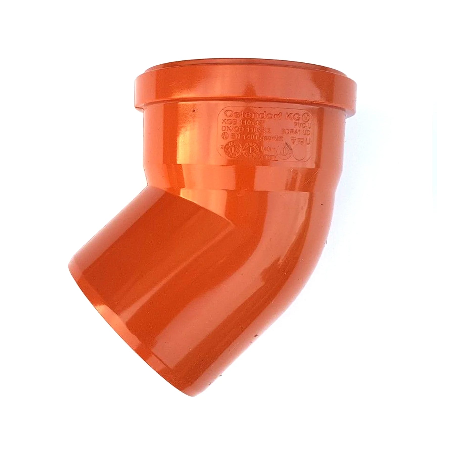 Underground 45 Degree Single Socket Bend 110mm - Pack of 5
