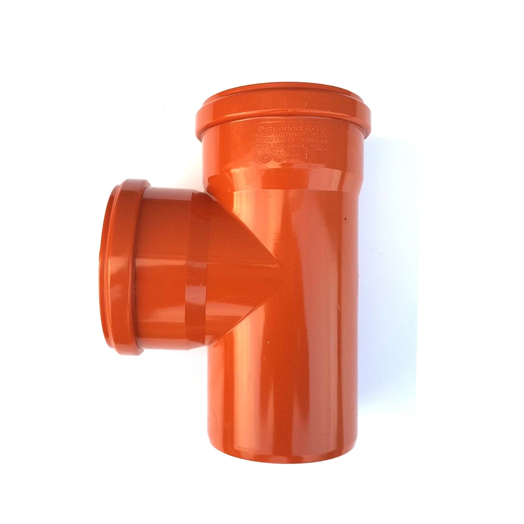 Underground 87 Degree Double Socket Branch 110mm