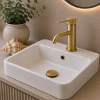 Knole Basin Mixer with Slotted Click-Clack Waste
