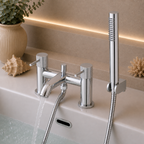 Knole Deck Mounted Bath Shower Mixer – 5 Finishes