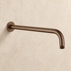 Knole Round Shower Arm – Dark Brushed Bronze