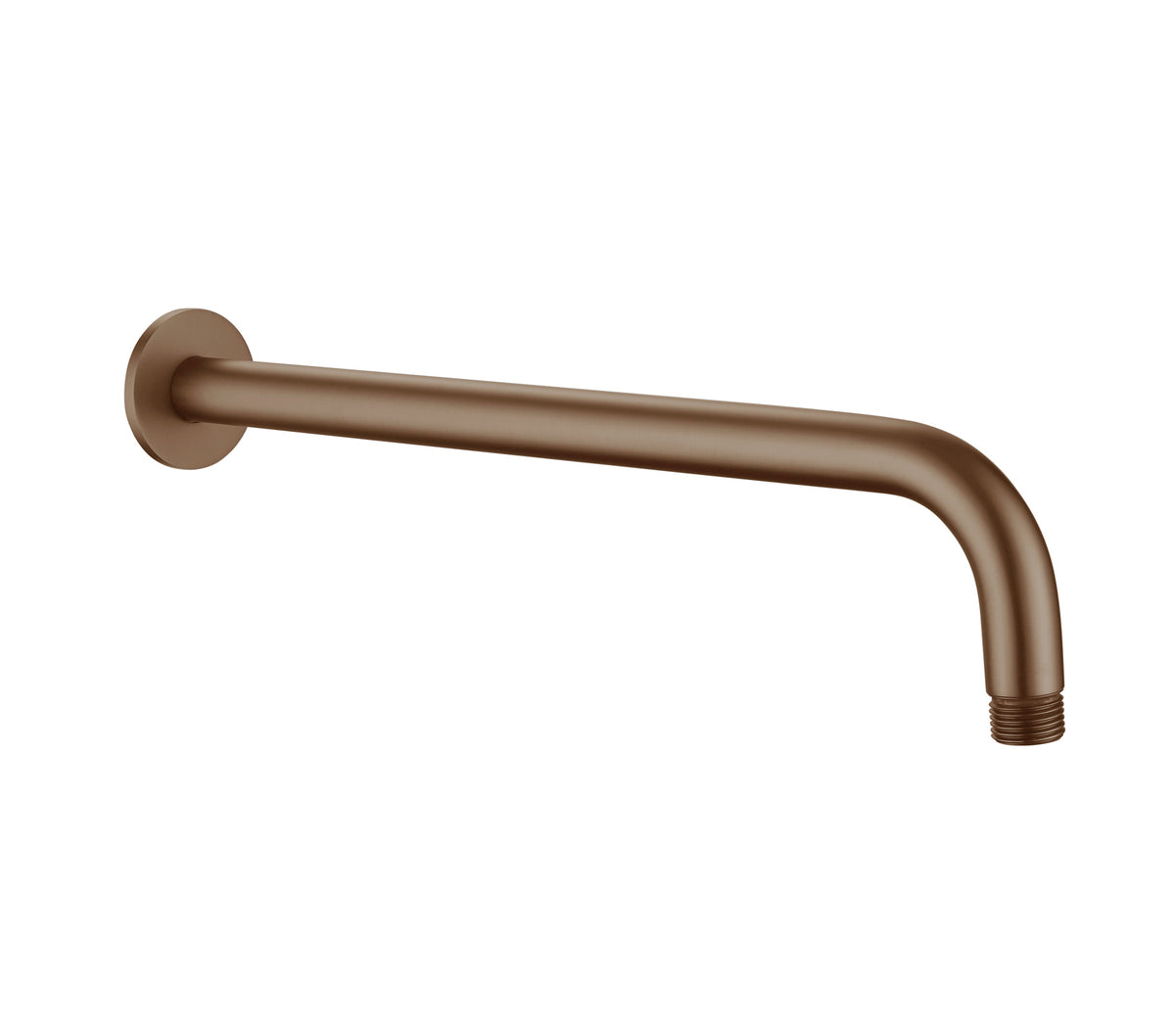 Knole Round Shower Arm – Dark Brushed Bronze