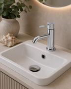 Knole Mini Basin Mixer with Slotted Click-Clack Waste