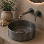 Knole Single Lever Wall Mounted Basin Mixer – 5 Finishes