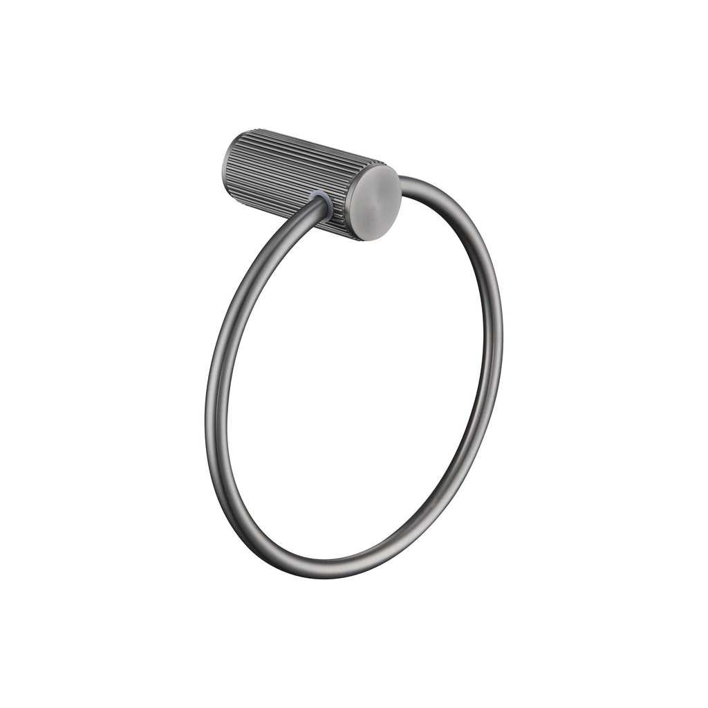 Knole Towel Ring | Chrome, Matt Black, Gunmetal Grey & Matt Brushed Brass