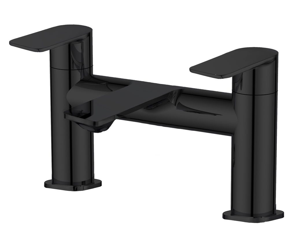 Langton Deck Mounted Bath Filler - Chrome, Matt Black or Matt Brushed Brass