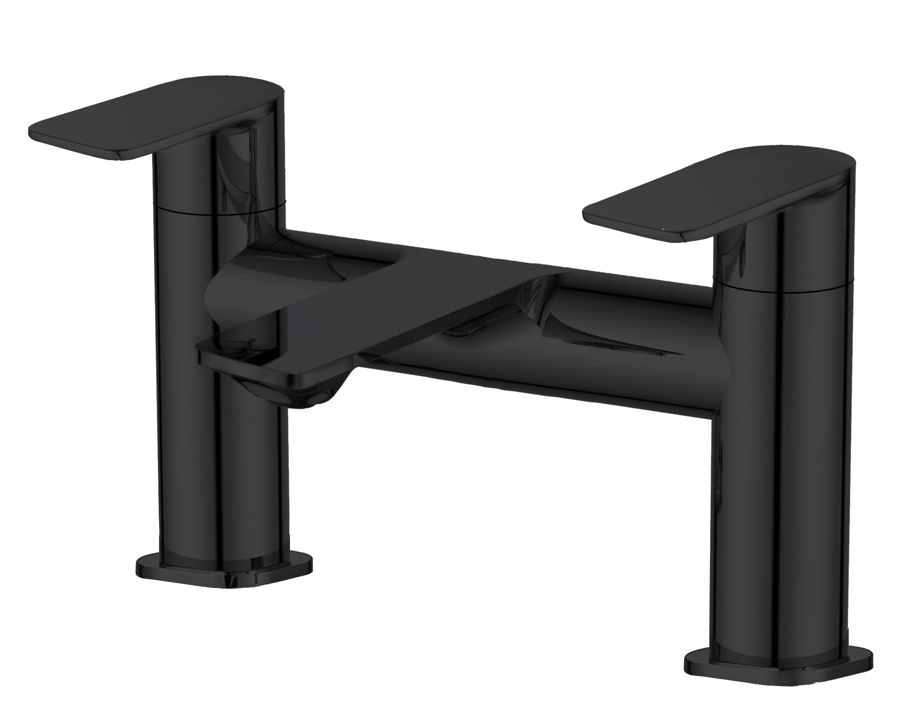 Langton Deck Mounted Bath Filler - Chrome, Matt Black or Matt Brushed Brass