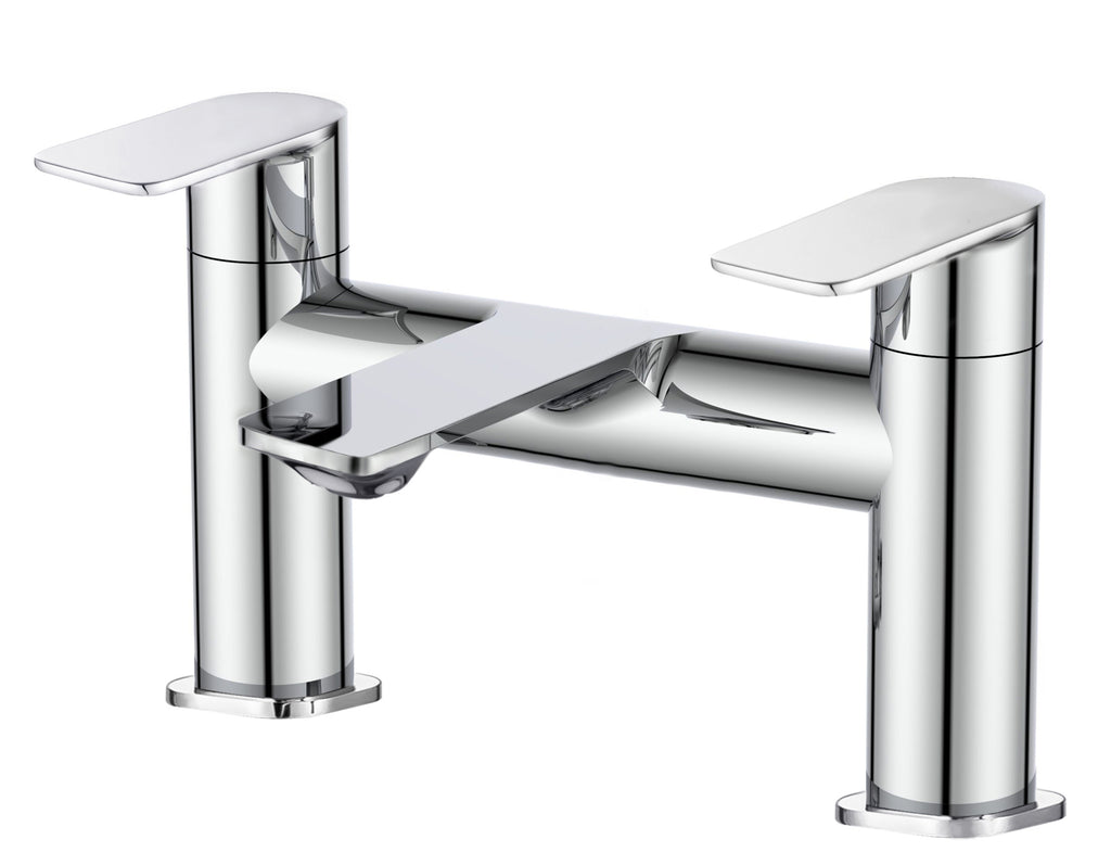 Langton Deck Mounted Bath Filler - Chrome, Matt Black or Matt Brushed Brass