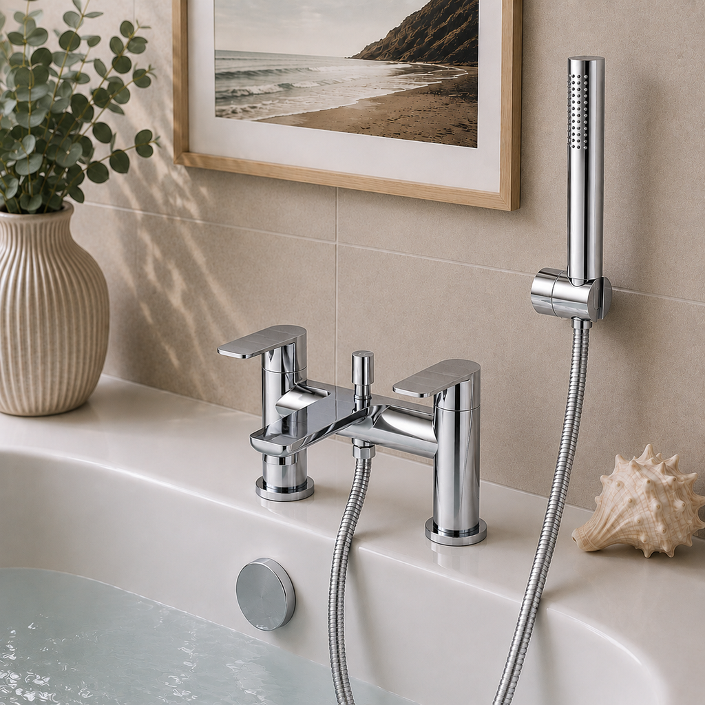 Langton Deck Mounted Bath Shower Mixer