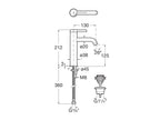 Roca Ona Medium Height Basin Mixer Smooth Body with Cold Start