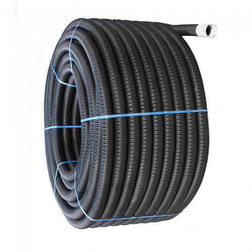 Perforated Land Drain Pipe - 60mm x 150m Coil