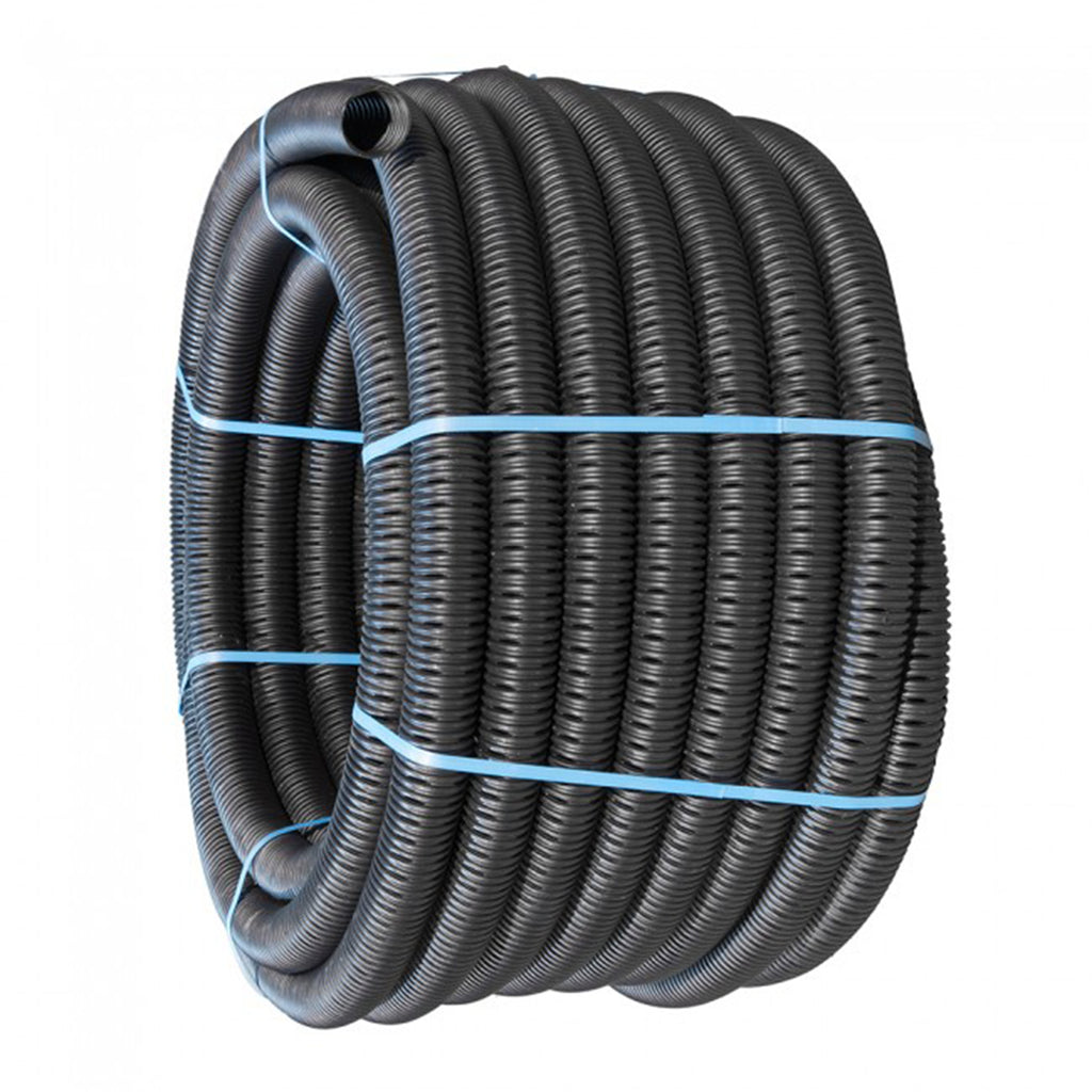 Perforated Land Drain Pipe - 60mm x 25m Coil