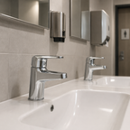 Lever Commercial Thermostatic Mono Basin Mixer – Chrome