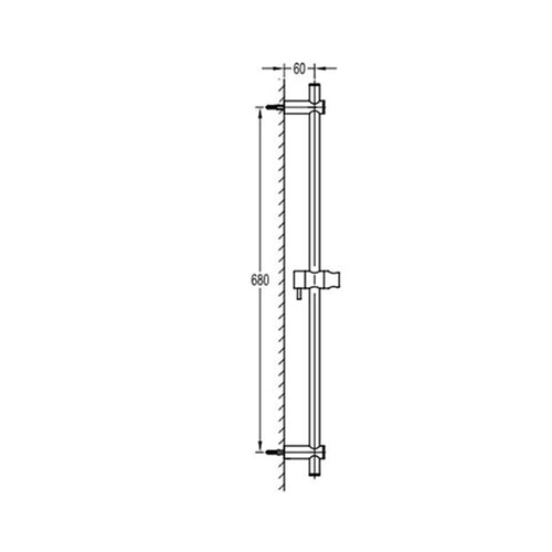Levo Slide Rail Only - Matt Black