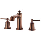 Flova Liberty 3-Hole Deck Mounted Basin Mixer with Clicker Waste
