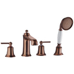 Flova Liberty 4-Hole Deck Mounted Bath Shower Mixer
