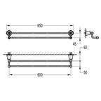 Flova Liberty Double Towel Bar