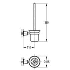 Flova Liberty Toilet Brush & Holder