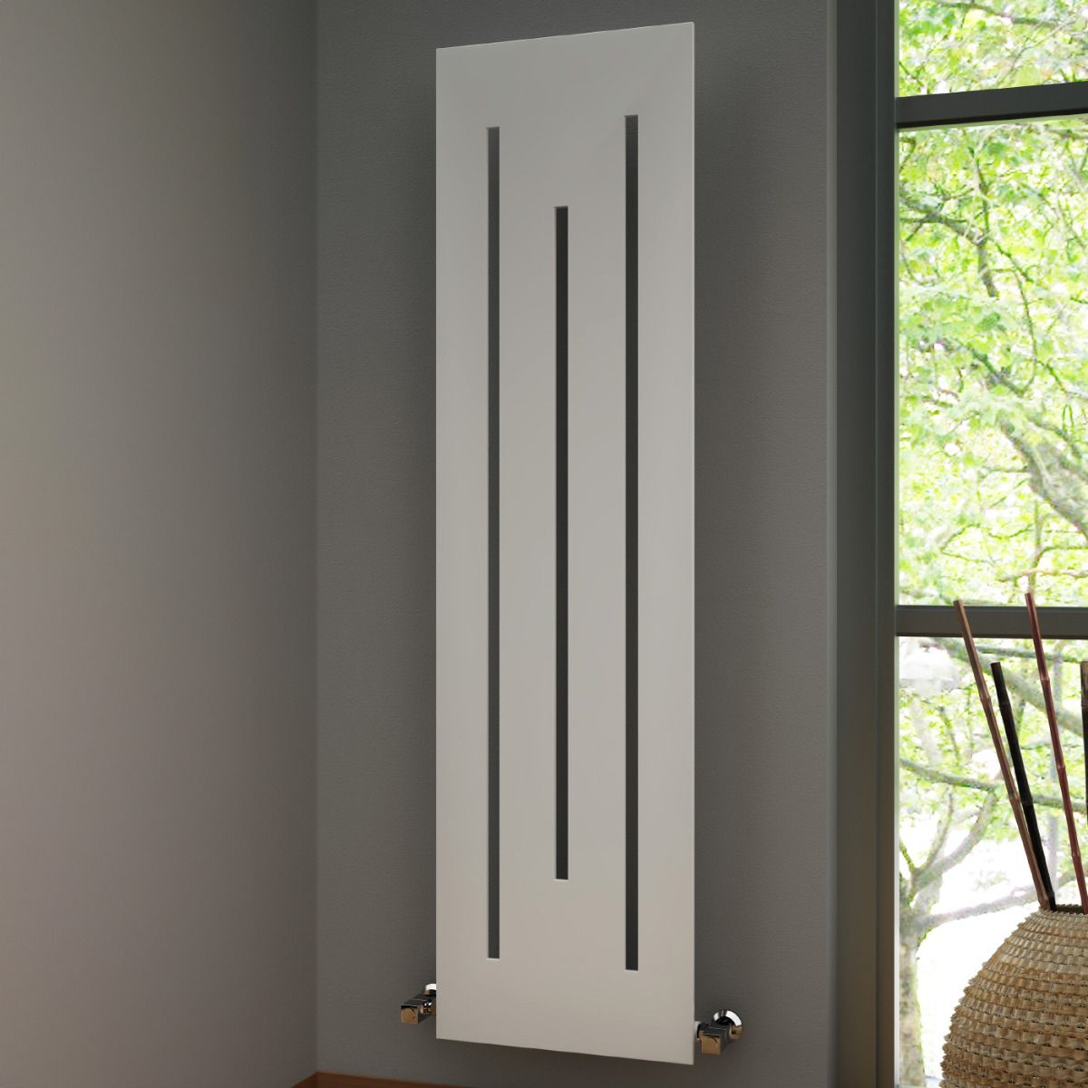 Line Mild Steel Towel Rail
