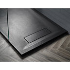 Ascent Premier Black Stone 1400 x 900mm Shower Tray