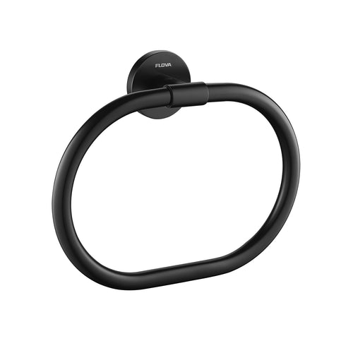 Coco Towel Ring - Matt Black