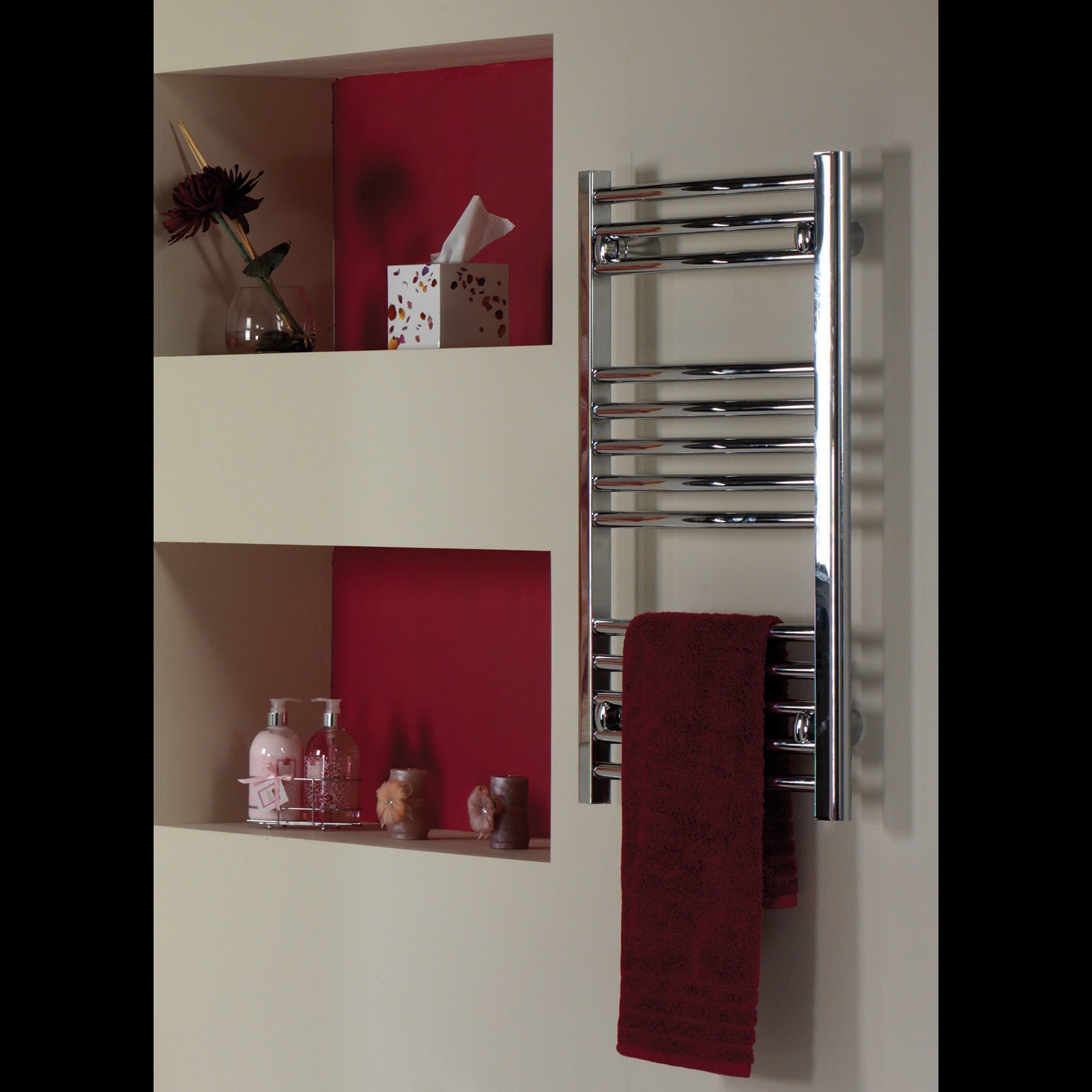 QX Flat Chrome Ladder Rail - 1780 x 500mm – Allbits Bathrooms