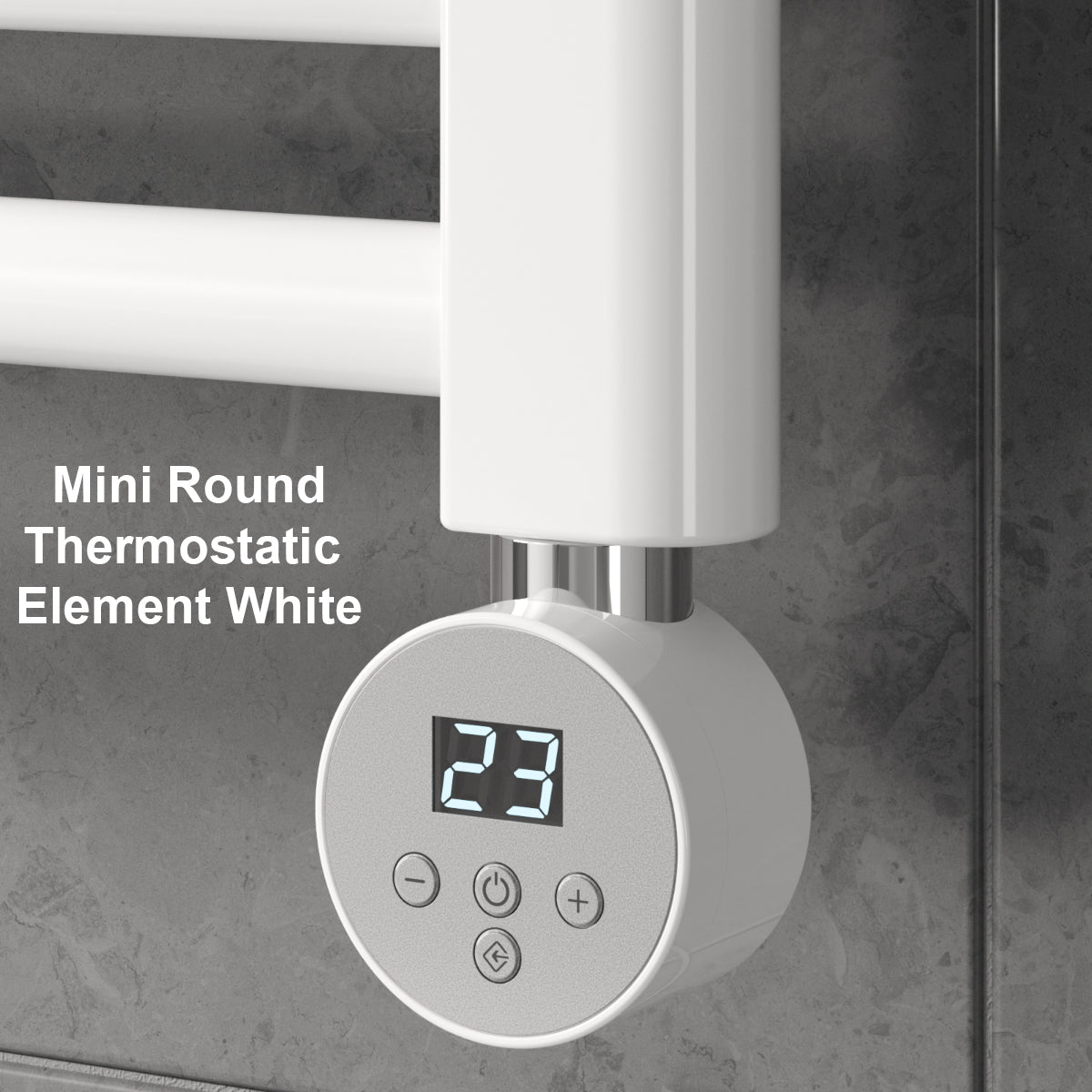 Diva White Flat Electric Radiator