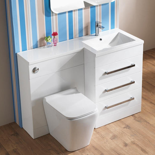 Monica 1200mm 1 Piece Basin Combination